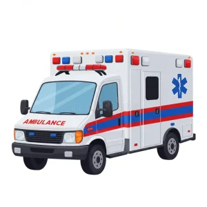 white-box-ambulance-illustration-sirens-emergency-lights-red-blue-orange-stripe-runs-along-side-star-life-386735552